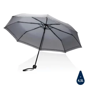Mini parapluie pliable réfléchissant en PET recyclé – Ø96cm